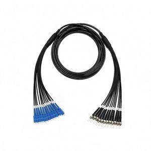 टीपू सामग्री बख्तरबंद एकल मोड 12-कोर फाइबर ऑप्टिक पैच कॉर्ड एलसी/एससी/एससी/एफएससी/एसटी - Product Image 5