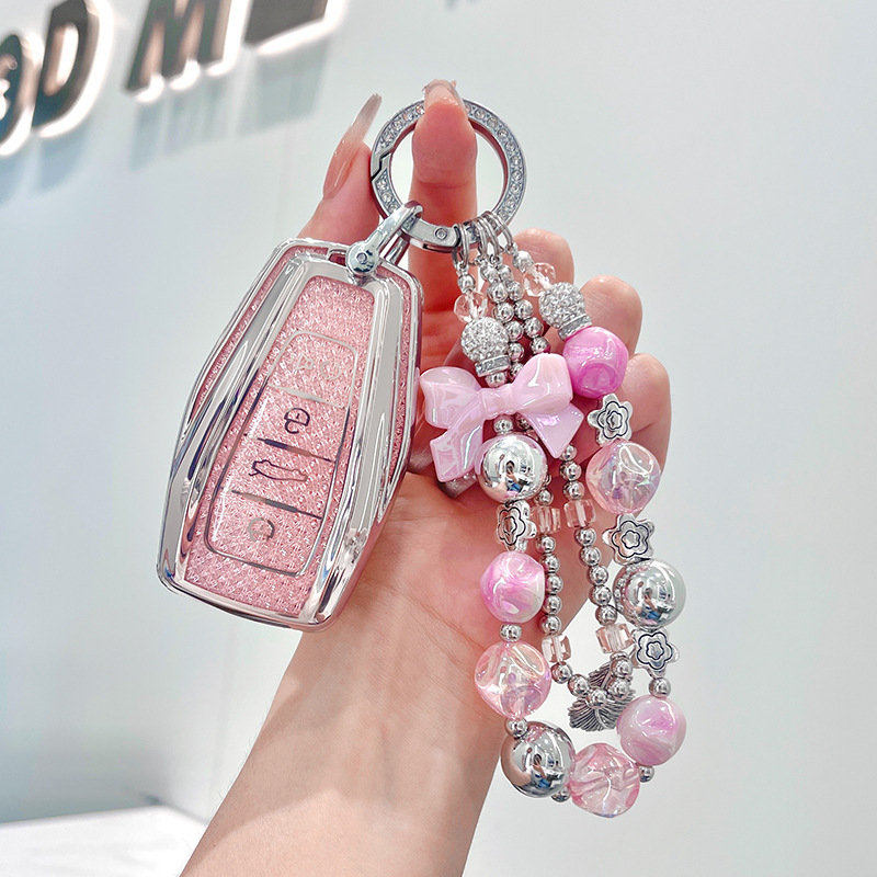 C/D Pink+Hand Chain