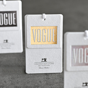 Diseño gratuito MOQ bajo Forma personalizada Diseño de papel Etiquetas colgantes de ropa para etiquetas de ropa privadas con etiquetas de bolsa de cuerda - Product Image 6