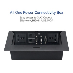 Nuevo estilo, precio más bajo, enchufe emergente multifuncional, enchufe de toma de corriente inalámbrico de escritorio, cocina, 6 vías con interruptor, enchufe 10a - Product Image 4