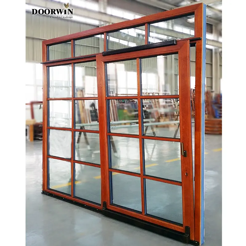 Porta de vidro deslizante, design da porta de deslizar grelhas de segurança de aço varanda de vidro duplo porta de vidro