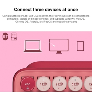 Para Logitech PO P Bubble, nueva interfaz USB, Teclado mecánico inalámbrico para oficina y juegos con botones redondos - Product Image 4