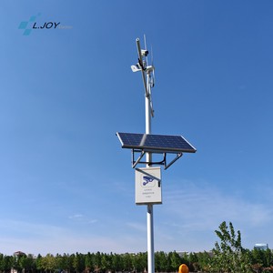 Sistema de monitoreo de cámara de vigilancia solar de 12V, sistema de monitoreo de cámara de red de paneles solares para exteriores 100AH para granja - Product Image 2