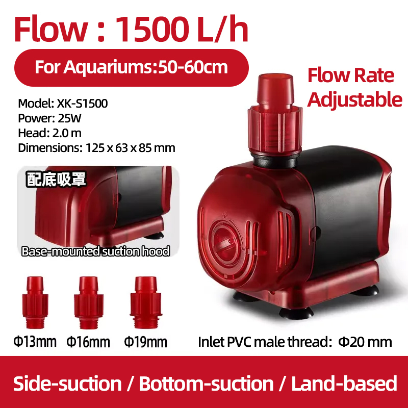 Mejora el xk-s1500 anfibio de 25W-1m para tubería de agua de 16mm.