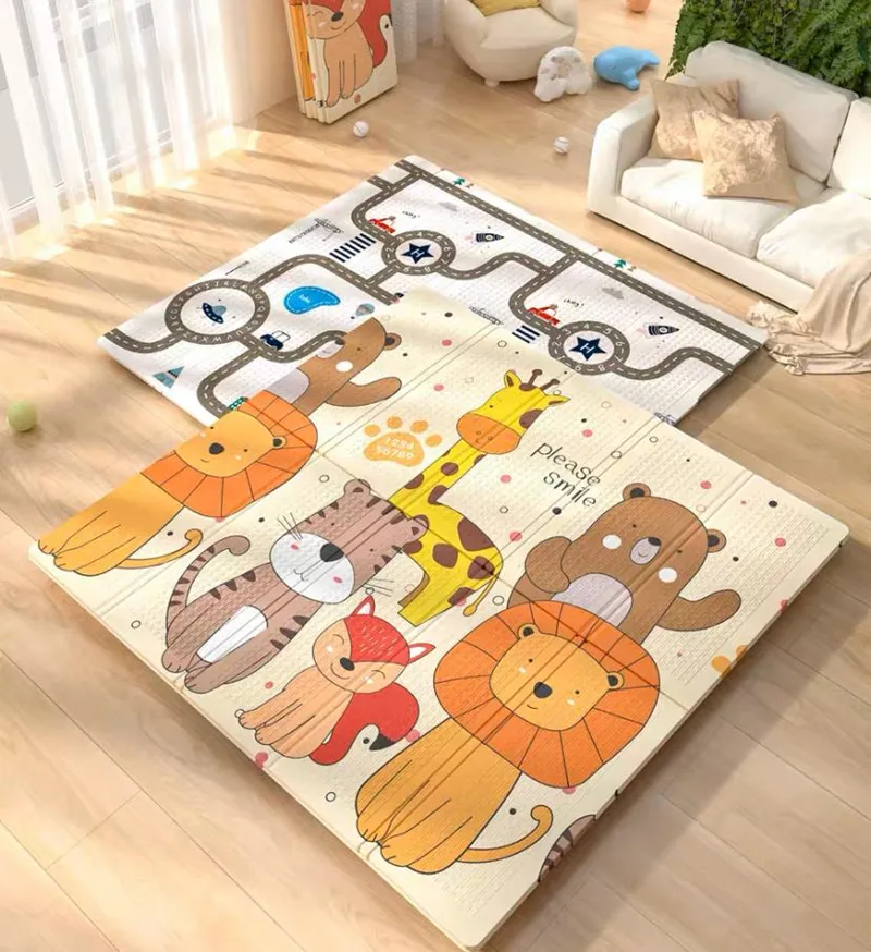 Novo Design infantil Mat Kids Living Room Play Mat Crawling Mat Tapetes jogo de meninas