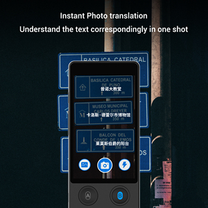 Factory W12 Translator Device Accurate Offline Online Translation 3.7&quot; Touch Screen Real-time Voice Translation in 144 <strong>Languages</strong> - Product Image 6