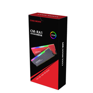 COOLMOON oyun bilgisayarı pc ram soğutucu son derece uyumlu ram soğutucu radyatör soğutma yeleği kabuk argb ram bellek soğutucu - Product Image 6