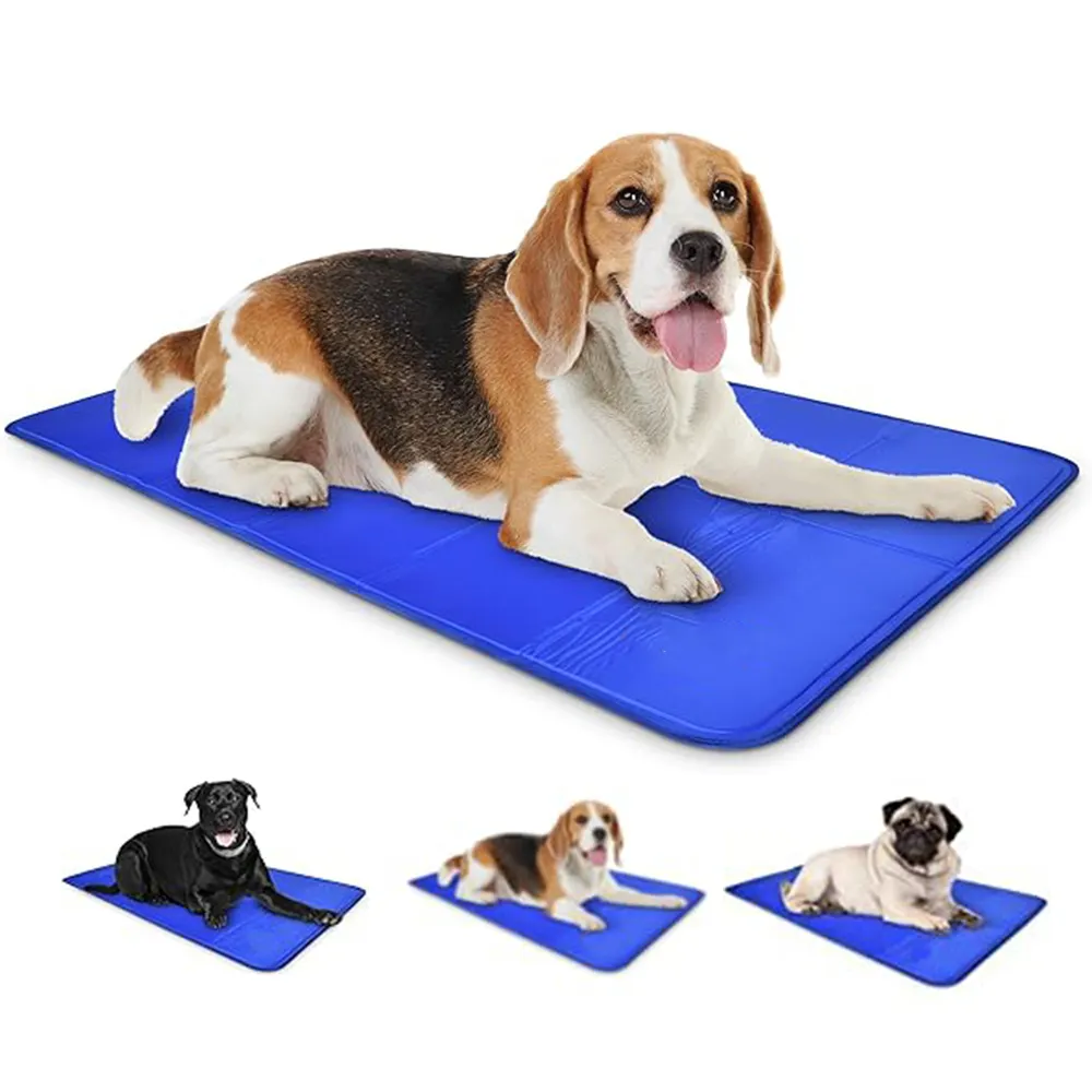 Hot Sale Pressão Gel Ativado Mantenha Seus Cães Frescos Pet Dogs almofada de gelo Cooling Mat Todo o Verão Uso Interior Ao Ar Livre No Carro