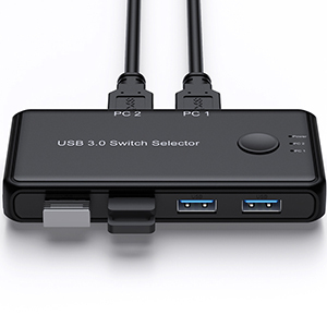 2x4 USB 3,0 Switch Hub Selector 2 computadoras Compartir 4 puertos USB 3,0 Conmutador KVM USB para PC Ratón Teclado Impresora Escáner... - Product Image 6