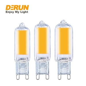 360 Degree Angle <strong>2W</strong> 3W 4W <strong>LED</strong> COB <strong>G9</strong> Bulb Quartz Glass Body <strong>G9</strong> Corn Bulb for Chandelier Light in Home Hotel , <strong>LED</strong>-<strong>G9</strong> - Product Image 1
