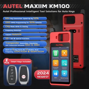 2024 Autel MaxiIM KM100 Schlüssel anhänger Programmierer Wegfahr sperre Werkzeug 2PCS Autel IKEY für 60s Schlüssel generierung IMMO Schlüssel lernen auf 99% Auto - Product Image 3