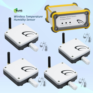 4 Sets Wireless Remote <strong>Temperature</strong> and Humidity Sensor Ethernet <strong>Temperature</strong> Humidity Data Logger - Product Image 2