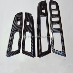 אביזרי רכב סיבי פחמן ערכת עבור סובארו xv 2012 2013 2014 2015 2016 2017 חלון ריטר דלת בית פוגל