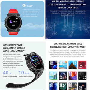 Đa chức năng 1.44 inch Màn hình tròn Heart Rate giá rẻ xem fd68 fd68s thể thao không thấm nước thông minh đồng hồ - Product Image 4