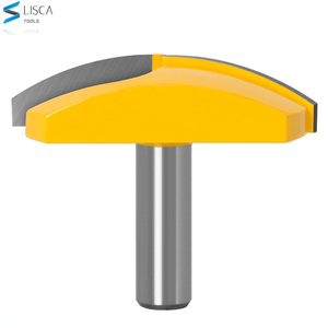 L-N231 1PC 1/2 "chân 12mm chân lớn Bát <span class=keywords><strong>Router</strong></span> <span class=keywords><strong>bit</strong></span>-2.7" bán kính-2-3/4 "rộng chế biến gỗ công cụ cắt - Product Image 1