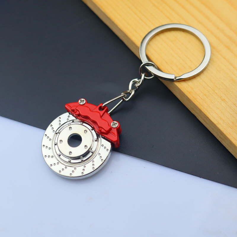 Red brake disc