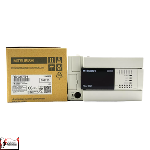 Nuevos y auténticos Mitsubishis originales. Fx3u Le3u 32mt 6ad2da 16 Input16 Salida de transistor 6 Entrada analógica 2 Controlador Plc Rs485 Rt