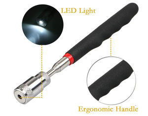 Flexible Magnetic Pickup <strong>Tool</strong> With Led Light Flashlight With Telescopic Magnetic Pick up <strong>Tool</strong> for Auto Repair - Product Image 3