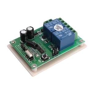 315/433Mhz 12v interruttore remoto a due canali sistema di controllo remoto per luce/motore/garage porta telecomando - Product Image 1