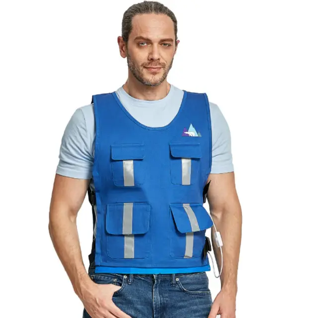 18-25 grad Cooling Clothing, Peltier Cooling Vest For Welder Steel Workers, herren former kühlung weste