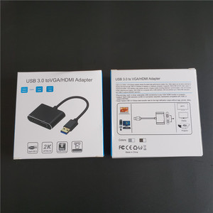 3.5mmオーディオ/USBOTGマルチディスプレイグラフィック1080pHDビデオコンバーターアダプターケーブルを備えたUSB3.0からHDMIVGAデュアル出力ディスプレイ - Product Image 6