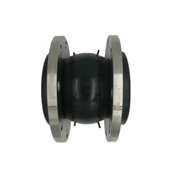 Double Flanged Single Ball Sphere Flexible Rubber Expansion Joint with PN10 PN16 PN25