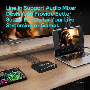 SY USB 3.2 4K 60Hz per il registratore di schede di acquisizione Video HDMI per la macchina fotografica in diretta Streaming caratteristiche USB-C per HDMI USB Loop Game Video Ca - Product Image 4