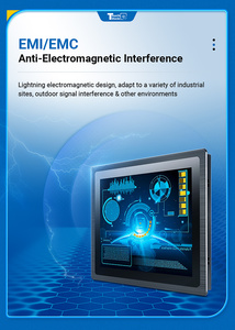 10.1/21.5 pollici industriale Linux pannello del Computer montato incorporato IPC con TouchScreen IP65 impermeabile Fanless per ambienti difficili - Product Image 2