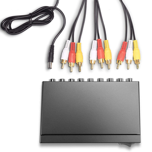 Distribuidor de vídeo 1 en 4, salida de 250MHz, divisor de 1 a 4 puertos para ordenador Mac, etc.