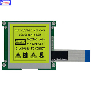 Vendita in fabbrica modulo Display LCD grafico da 3.4 pollici 160*160 160x160 con interfaccia parallela UC1698 per Controller di potenza - Product Image 4