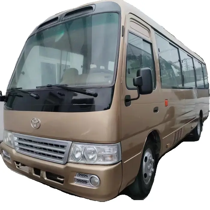 Toyota-bus interurbano usado, posavasos japonés, motor diésel, autobús escolar, 30 asientos