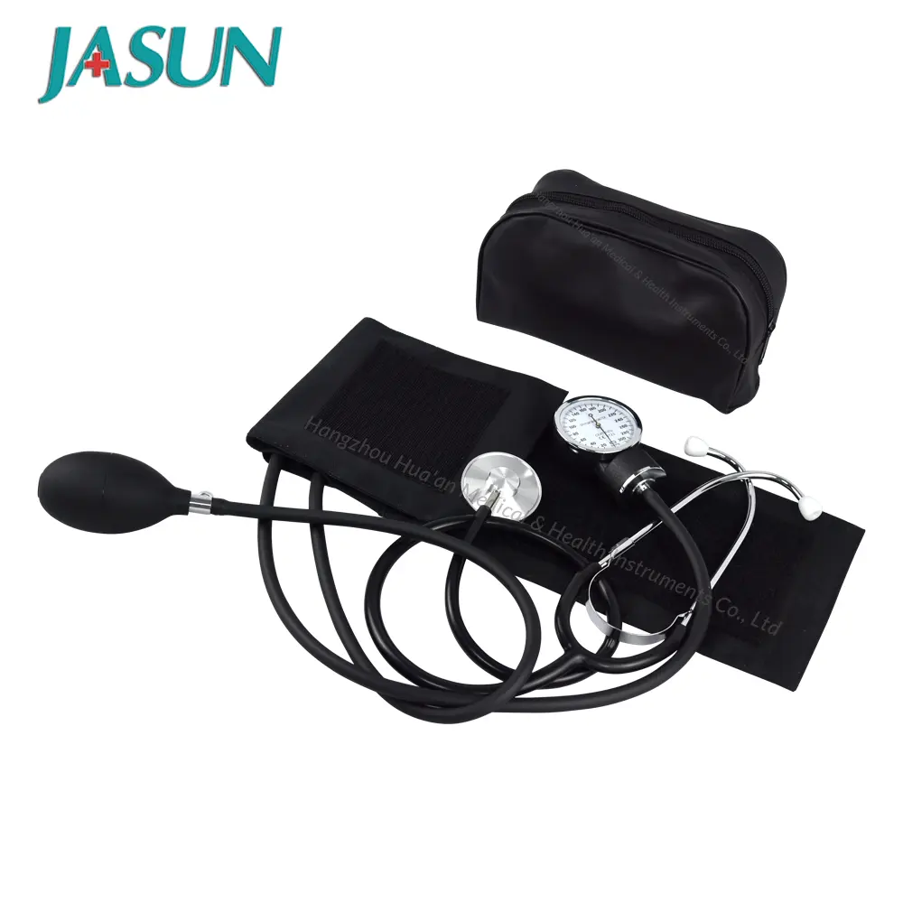 Jasun cuff para adultos, manômetro de algodão 110g 20-300mg, estetoscópio manual, pediátrico, anóide» com estetoscópio