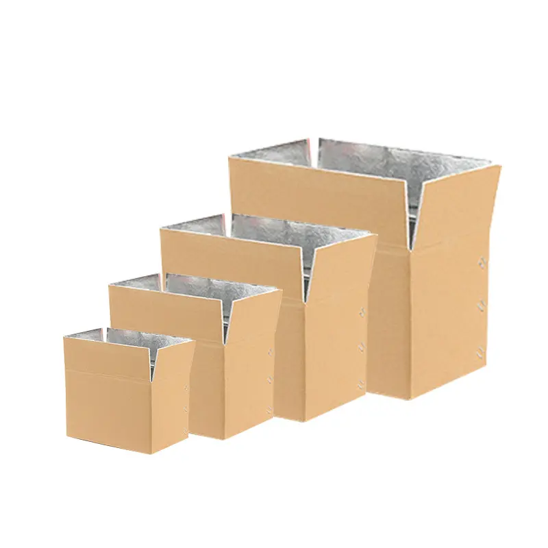Картонная коробка с логотипом IMEE, изолированные коробки из гофрированной бумаги для перевозки замороженных продуктов