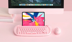 FD K520t Personalización Mini Teclado iluminado inalámbrico minimalista Compacto BT5.0 Retroiluminado Compatible con computadora macOS - Product Image 4