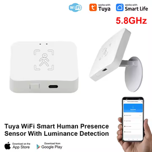 5.8Gレーダーミリ波波人間存在センサー120度8.4M距離Tuyaスマートモーション検出器光センサー付き - Product Image 3