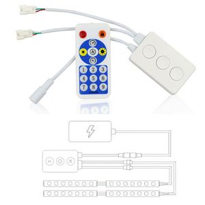 Dc5-24V SP601E LED-Controller Dual-Ausgang Smart Music 3Pin 4Pin 5050 Rgb Individuell adressierbarer Strip-Controller