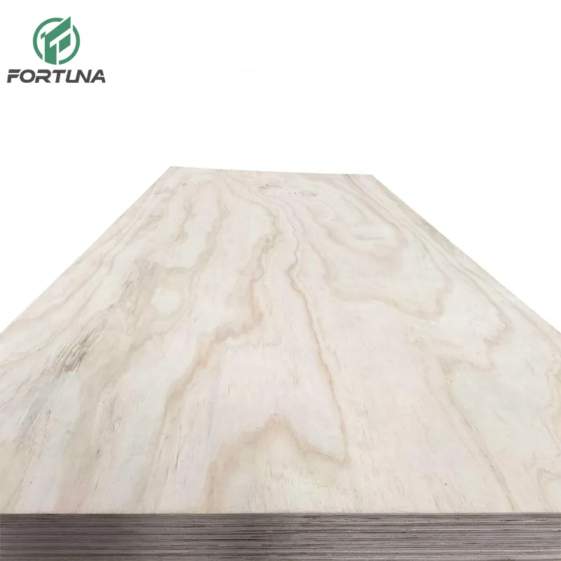 Excellent Suppliers Pinus Radiata18mm Sheet 1200*2400mm Film Faced Cdx F11exterior Commercial Plywood