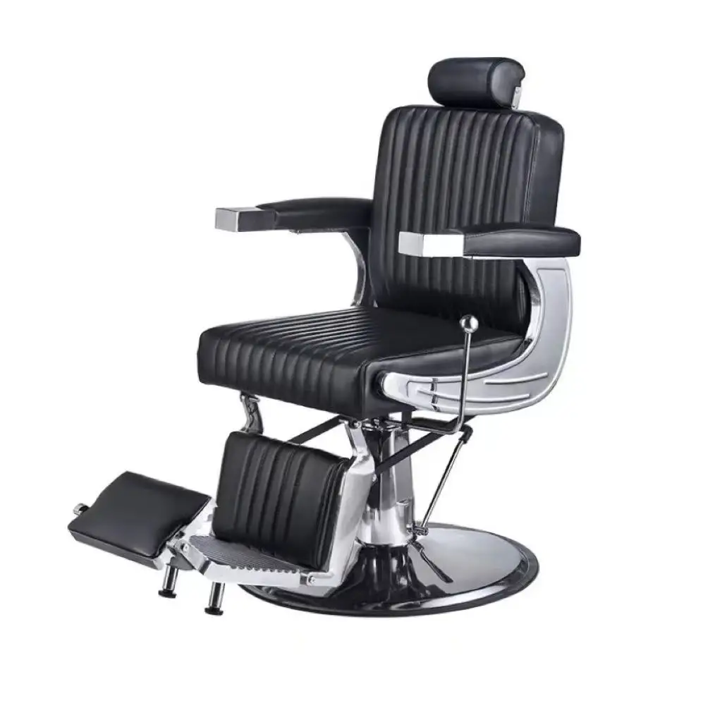 Cadeira de barbeiro vintage para salão de cabeleireiro, cadeira de beleza e barbeiro, móveis para cabeleireiros