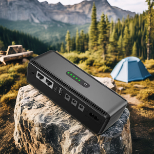 HKIVI Mini UPS Power Supply New Design 8800/10400mAh Lithium Battery 5V/9V/12V POE 15V/24V <strong>WiFi</strong> Router Single Phase <strong>Input</strong> <strong>Output</strong> - Product Image 3