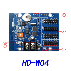 HD-W04 <strong>LED</strong> <strong>Display</strong> <strong>Controller</strong> Single Dual Color WiFi <strong>Controlled</strong> Asynchronous <strong>System</strong> <strong>Wirelessly</strong> Sends Content From Mobile Phone - Product Image 2