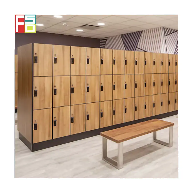 Palestra personalizzata spogliatoio armadio armadietti bagno di stoccaggio impermeabile armadi centro commerciale laminato compatto locker