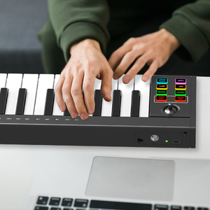 Konix nuevo arreglador barato 32 teclas teclado MIDI controlador MIDI órgano electrónico para teclado de músico