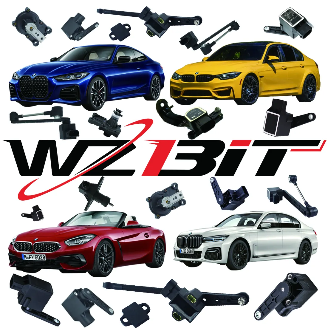 BIT Sensor Tingkat Suspensi Belakang Baru Sistem Elektrik Otomatis untuk BMW AA-ROT-120 AAROT120 13022120129