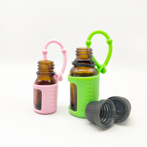 Safety Colorful Portable Silicone Case/Cover/Holderため1ミリリットル5ミリリットル10ミリリットル15ミリリットルのガラスロールボール香水エッセンシャルオイルボトル - Product Image 5