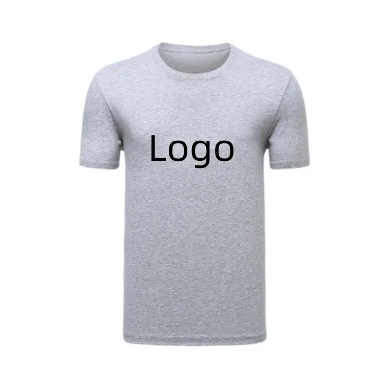 Camiseta casual de manga curta 100% algodão para homens, camiseta personalizada de gola redonda, ideal para escritório e trabalho na Alemanha, venda quente de verão
