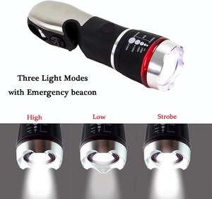 Strumento multifunzione torcia Flash di emergenza lampada di sicurezza martello fuga di salvataggio torcia elettrica per l'escursionismo - Product Image 2