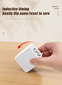 Großhandel Digital Flip Küche Countdown-Timer für Kinder Benutzer definierte Würfel Rotierende Timer Workout Produktivität Pomodoro Timer - Product Image 4