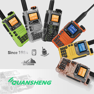 1600 (8) Color verde VHF UHF Señal fuerte mAh Batería 5W Radio bidireccional Walkie Talkie Bloqueo de teclado UV-K6 - Product Image 4