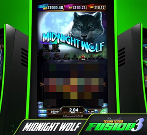 Fusion 2 3 45パーソナライズされたカスタマイズサービスMidnightWolfコイン式タッチスクリーンゲームコンソール