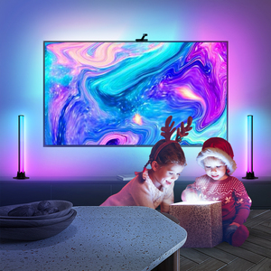 RGBIC akıllı led ışıkları 30-2024 inç TV için 120 akıllı Wi-Fi TV arka ışıkları Alexa & Google yardımcısı LED TV arka ışıkları ile çalışır - Product Image 5